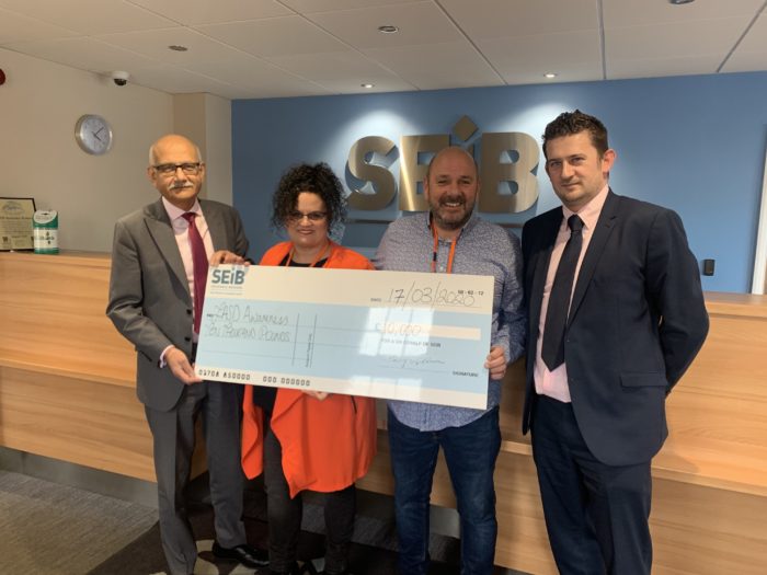 SEIB Insurance Brokers donate £10,000 to FASD Awareness SEIB