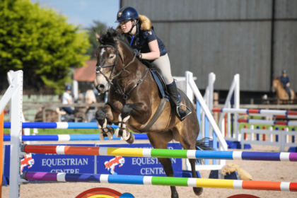 Pony jumping at Richmond EC