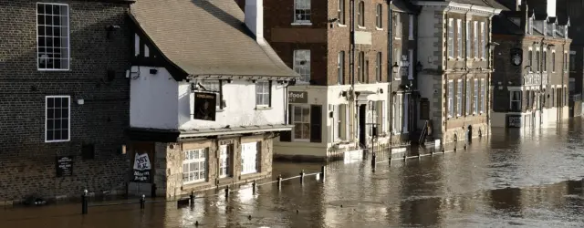 Image of a flooded high street